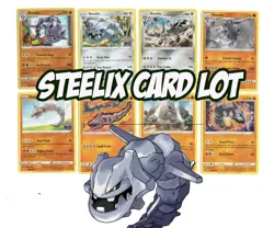 Steelix & Onix - x8 Pokemon Cards - Big Lot - Lost Thunder unified mind 104/236 - Image 1