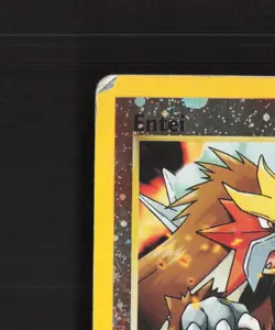 Entei 34 WOTC Promos Black Star Promo Holo Pokemon Card DMG - Image 3