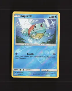 Squirtle 33/214 Unbroken Bonds Reverse Holo Pokemon Card LP - Image 1