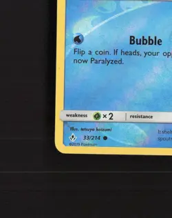 Squirtle 33/214 Unbroken Bonds Reverse Holo Pokemon Card LP - Image 5