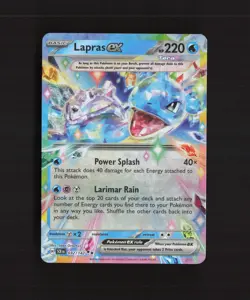 Lapras ex 032/142 Stellar Crown Ultra Rare Holo Pokemon Card NM - Image 1
