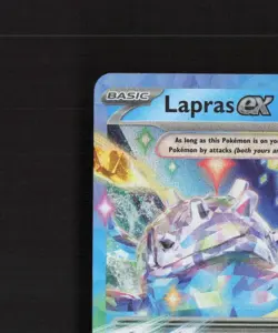 Lapras ex 032/142 Stellar Crown Ultra Rare Holo Pokemon Card NM - Image 3