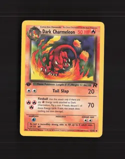 Dark Charmeleon 32/82 1st Edition WOTC Team Rocket Uncommon Pokemon Card LP - Image 1