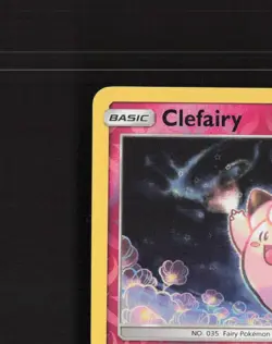 Clefairy 38/68 Hidden Fates Reverse Holo Pokemon Card LP+ - Image 3