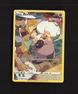 Rockruff TG07/TG30 Silver Tempest Full Art Ultra Rare Holo Pokemon Card NM - Image 1