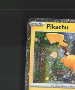 Pikachu 018/091 Paldean Fates Cosmos Holo Rare Pokemon Card NM - Image 3