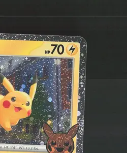 Pikachu 018/091 Paldean Fates Cosmos Holo Rare Pokemon Card NM - Image 4