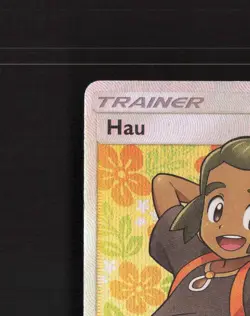 Hau 144/145 Guardians Rising Full Art Ultra Rare Holo Pokemon Card MP - Image 3