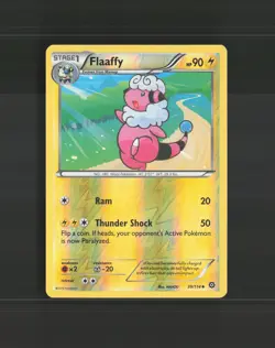 Flaaffy 39/114 Steam Siege Reverse Holo Pokemon Card LP - Image 1