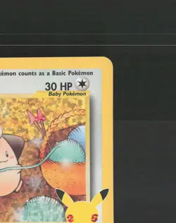 Cleffa 20/111 Celebrations Ultra Rare Holo Pokemon Card NM - Image 4