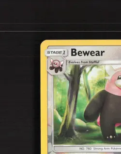 Bewear 112/149 Sun & Moon Reverse Holo Rare Pokemon Card NM - Image 3