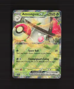 Amoonguss ex 011/159 Journey Together Ultra Rare Holo Pokemon Card NM - Image 1