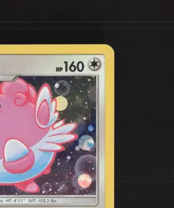 Blissey 153/214 Lost Thunder Cosmos Holo Rare BLEED Pokemon Card NM - Image 4