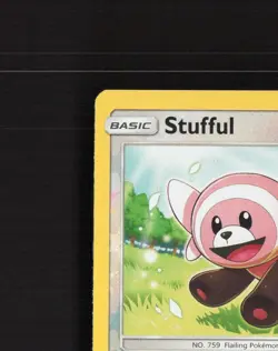 Stufful 111/149 Sun & Moon Reverse Holo Pokemon Card NM - Image 3