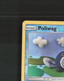 Poliwag 30/149 Sun & Moon Reverse Holo Pokemon Card NM - Image 3