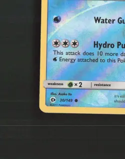 Poliwag 30/149 Sun & Moon Reverse Holo Pokemon Card NM - Image 5
