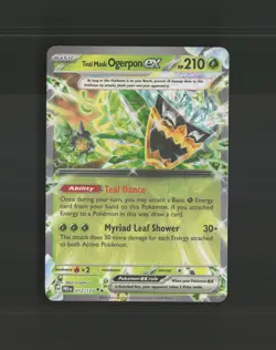 Teal Mask Ogerpon ex 012/131 Prismatic Evolutions Ultra Rare Pokemon Card NM - Image 1