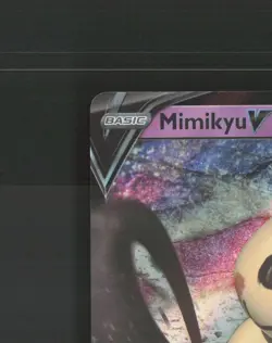 Mimikyu V 068/172 Brilliant Stars Ultra Rare Holo Pokemon Card NM - Image 3