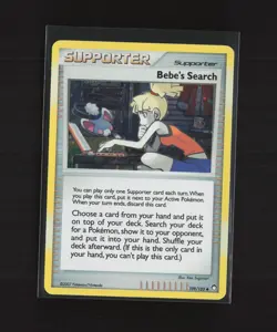 Bebe's Search 109/123 Mysterious Treasures Cosmos Holo Uncommon Pokemon Card - Image 2