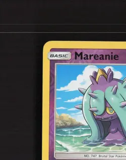Mareanie 105/214 Lost Thunder Reverse Holo Pokemon Card LP+ - Image 3