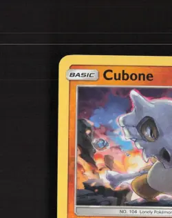 Cubone 37/68 Hidden Fates Reverse Holo Pokemon Card NM - Image 3