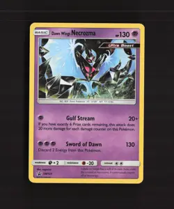 Dawn Wings Necrozma SM123 Sun & Moon Black Star Promo Holo Pokemon Card LP - Image 1