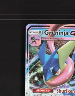 Greninja GX 24/131 Forbidden Light Ultra Rare Holo Pokemon Card DMG - Image 3