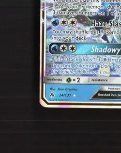 Greninja GX 24/131 Forbidden Light Ultra Rare Holo Pokemon Card DMG - Image 5