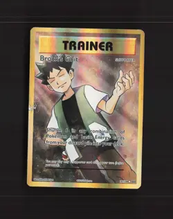 Brock's Grit 107/108 Evolutions Full Art Ultra Rare Holo Pokemon Card DMG - Image 1
