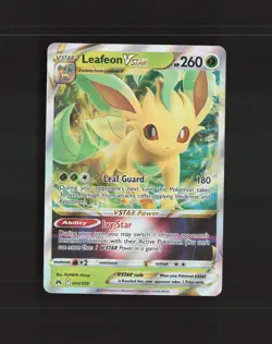 Leafeon VSTAR 014/159 Crown Zenith Ultra Rare Holo Pokemon Card NM - Image 1