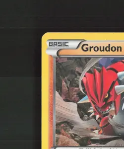 Groudon 84/160 Primal Clash Cracked Ice Holo Pokemon Card LP - Image 3