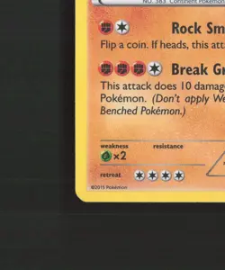 Groudon 84/160 Primal Clash Cracked Ice Holo Pokemon Card LP - Image 5