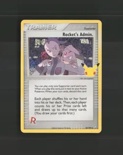 Rocket's Admin. 86/109 Celebrations Ultra Rare Holo Pokemon Card NM - Image 1