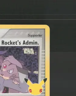 Rocket's Admin. 86/109 Celebrations Ultra Rare Holo Pokemon Card NM - Image 4