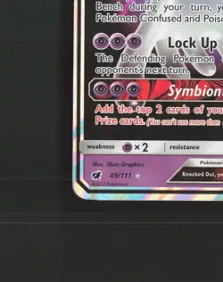 Nihilego GX 49/111 Crimson Invasion Ultra Rare Holo Pokemon Card NM - Image 5