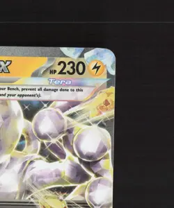 Mewtwo ex 058/182 Paradox Rift Ultra Rare Holo Pokemon Card NM - Image 4