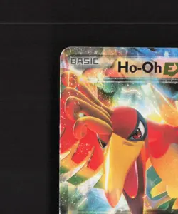 Ho Oh EX 22/124 Dragons Exalted Ultra Rare Holo Pokemon Card DMG - Image 3