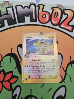 Jolteon 6/100 EX Sandstorm Reverse Holo Rare Pokemon Card TCG 2003 Near Mint NM - Image 3