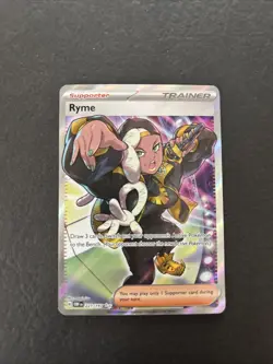 Ryme 221/197 - Trainer Supporter Full Art Rare - Obsidian Flames - Pokemon Card - Image 1