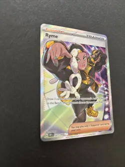 Ryme 221/197 - Trainer Supporter Full Art Rare - Obsidian Flames - Pokemon Card - Image 2