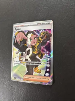Ryme 221/197 - Trainer Supporter Full Art Rare - Obsidian Flames - Pokemon Card - Image 3