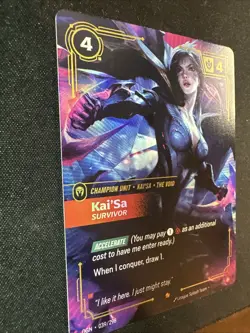 Kai'Sa Survivor OGN-039 Epic Origins Riftbound NM Unplayed Riftbound Card - Image 4