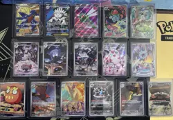 Pokemon TCG 16 Card Lot of Full Arts, IR, ETC! English Various Sets - Image 1