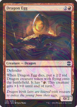 Foil Dragon Egg - Eternal Masters | MTG Card - Image 1