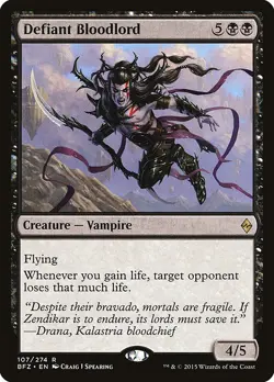 Defiant Bloodlord - Battle for Zendikar | MTG Card - Image 1