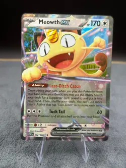 Meowth ex 062/088 - Last-Ditch Catch - Perfect Order POR Double Rare NM Pokemon - Image 1