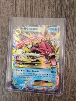 Pokemon M Gyarados EX Mega Full Art Holo Ultra Rare 27/122 Breakpoint 240 HP - Image 1