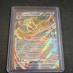 Pokemon Meowth EX 062/088 POR & Team Rocket's Persian EX 150/182 DRI Holo Lot - Image 3