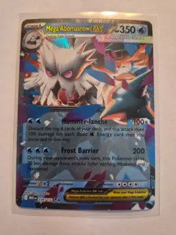 Pokemon TCG Mega Abomasnow EX 036/132 Me01 Double Rare Full Art Holo 350 - Image 1