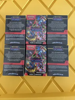 Pokemon TCG Mega Evolution Phantasmal Flames Booster Bundle Fac. Sealed Lot of 6 - Image 2